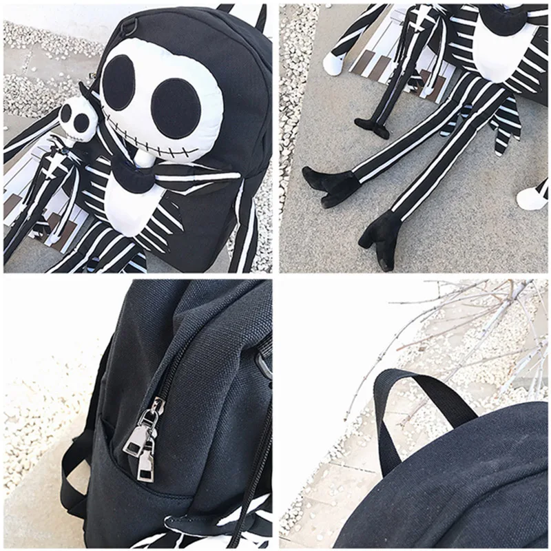Модный рюкзак для Хэллоуина мужчин и женщин персонализированные уличные принты