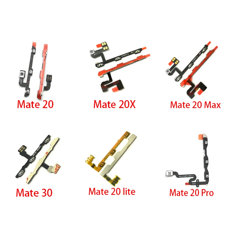 

Кнопка включения/выключения питания, 20 шт./лот, гибкий кабель для Huawei Mate S 7, 8, 9, 10, 30 Lite, 20 Pro, 20X Max