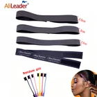 Регулируемая эластичная лента Alileader для краев, 3 шт., эластичная повязка на голову для плавки, кружевной передний парик, двусторонняя расческа для бровей