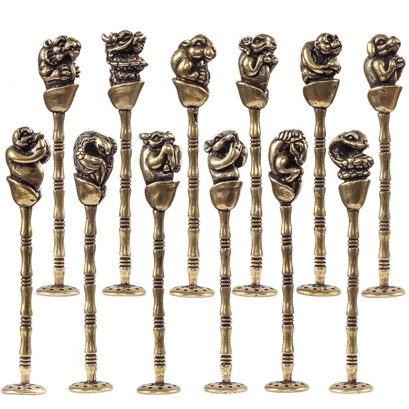 

1 шт., многофункциональная латунная трубка «Зодиак»