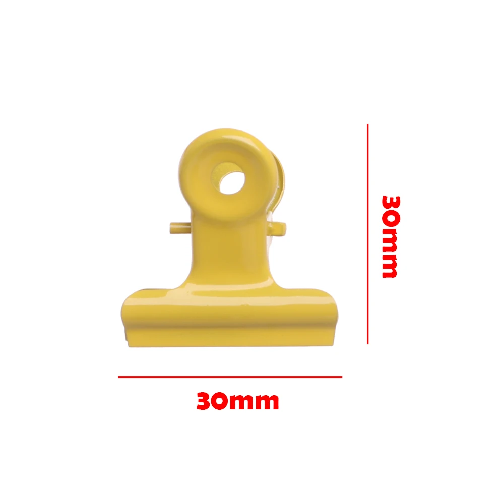 

5 PCs Candy Color Metal Office Paper Document Binder Clips 22mm Folder Note Letter Paper Clip School Office Stationery Supplies