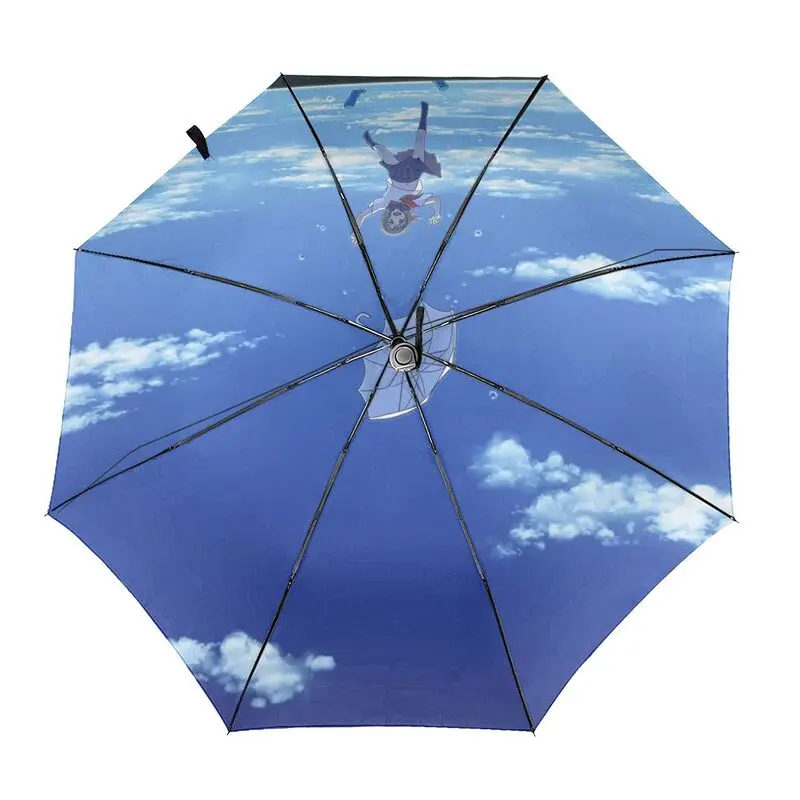 Персонализированные Автоматический напольный зонтик DIY Рисунок Печатный