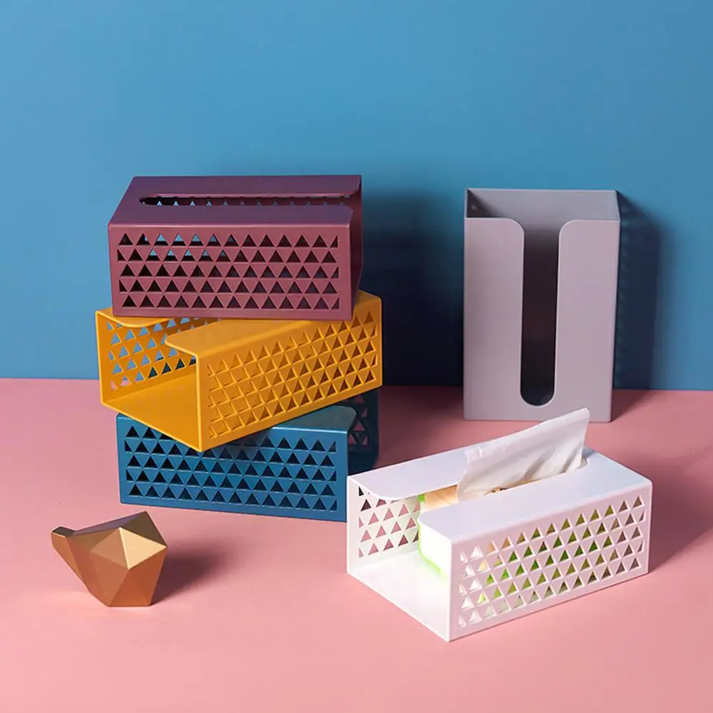 

Пластиковая коробка для салфеток, бытовой кухонный диспенсер для бумажных полотенец, настенный подвесной полый держатель для салфеток, кор...