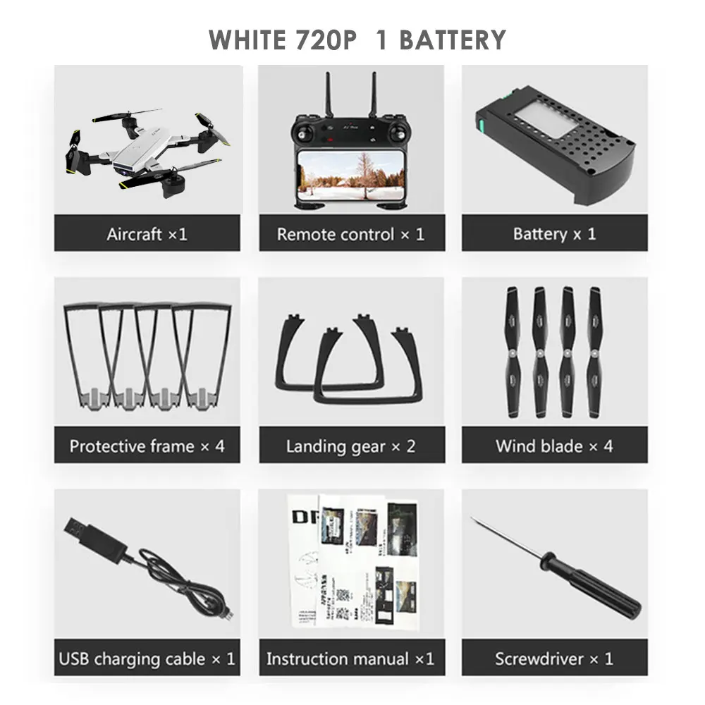 SG700D 720P 1B 4K SG700 RC Дрон Вертолет Дистанционное управление SG700 2,4G 4CH WiFi 1080 P/720 P оптический поток Двойной HD Квадрокоптер с камерой дроны - Цвет: SG700D 720P 1B