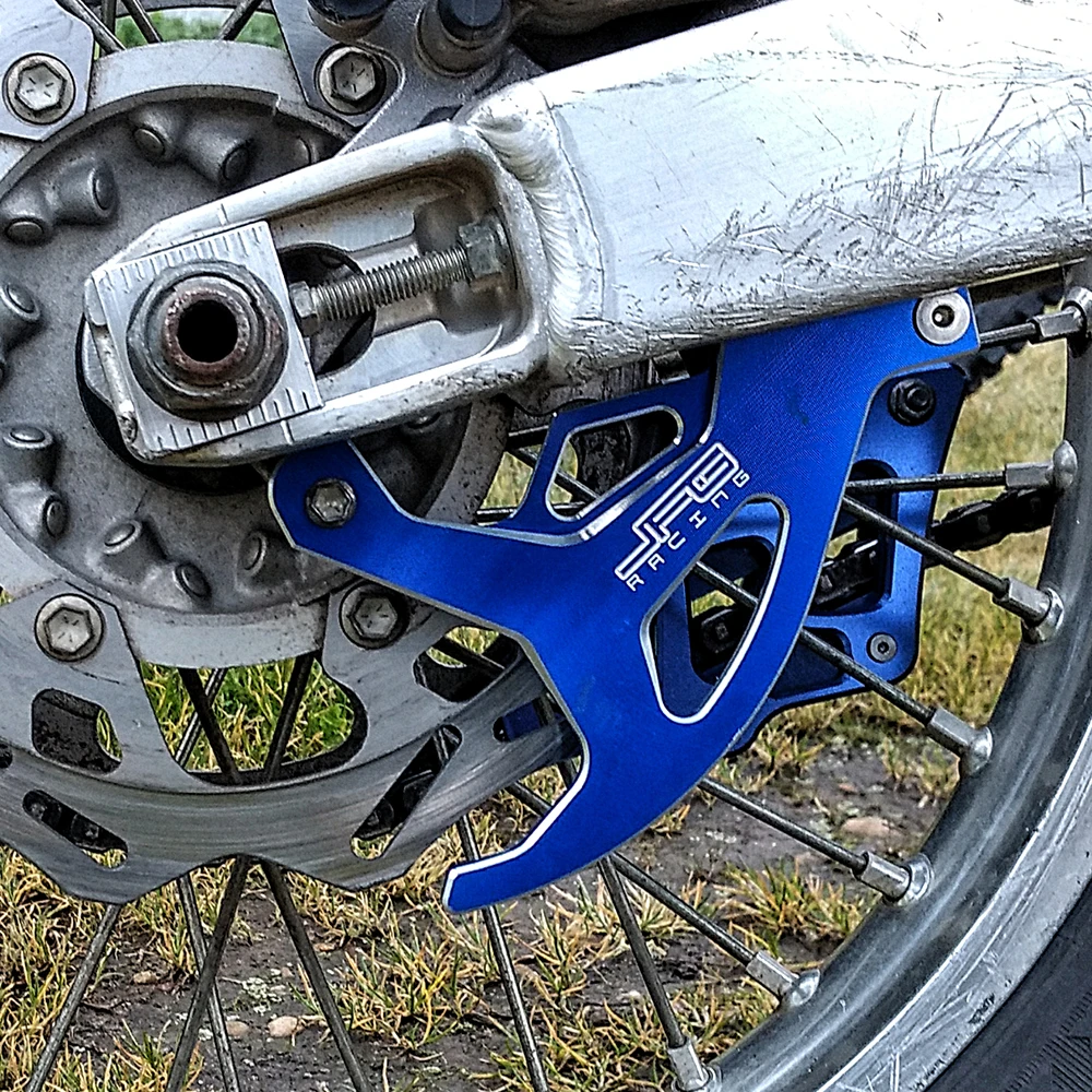 Защитная крышка заднего тормозного диска ротора для YAMAHA YZ125 YZ250 YZ250F YZ450F 06 17 YZ125X YZ250X