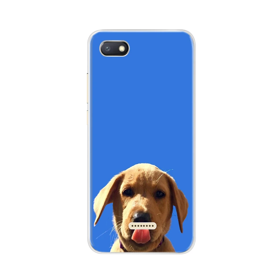 Модный дизайнерский чехол для Xiaomi redmi 6A, силиконовый 3D прозрачный чехол из мягкого ТПУ с рисунком, задняя крышка для Xiaomi redmi 6A A6, глобальная версия - Цвет: Темный хаки