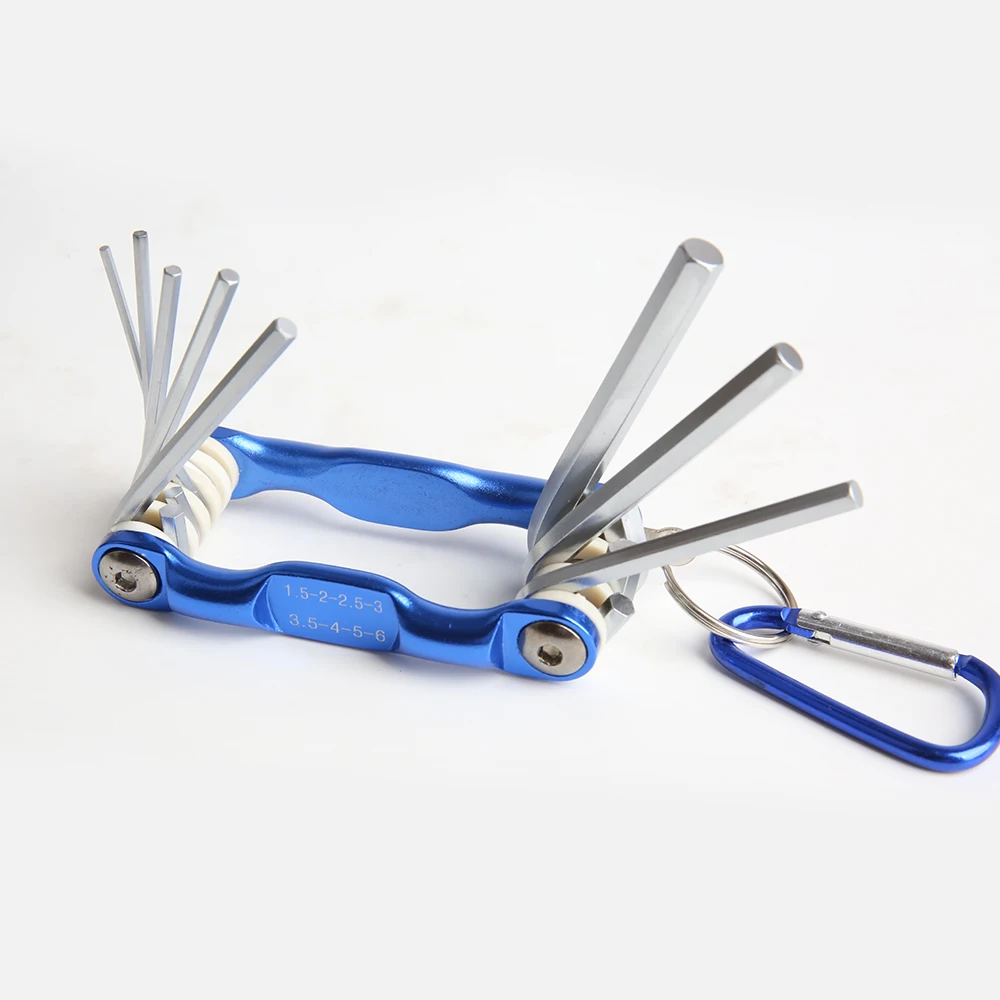 Набор гаечных ключей шестигранный металлический складной | Спорт и развлечения