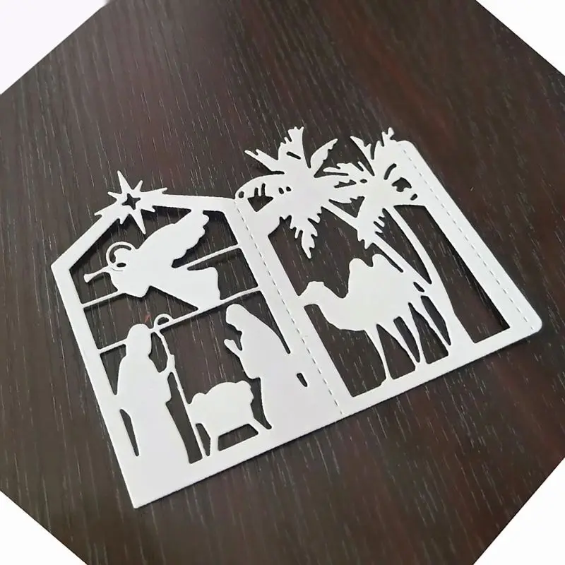Рождественские фонарики металлические Вырубные штампы искусственная бумажная