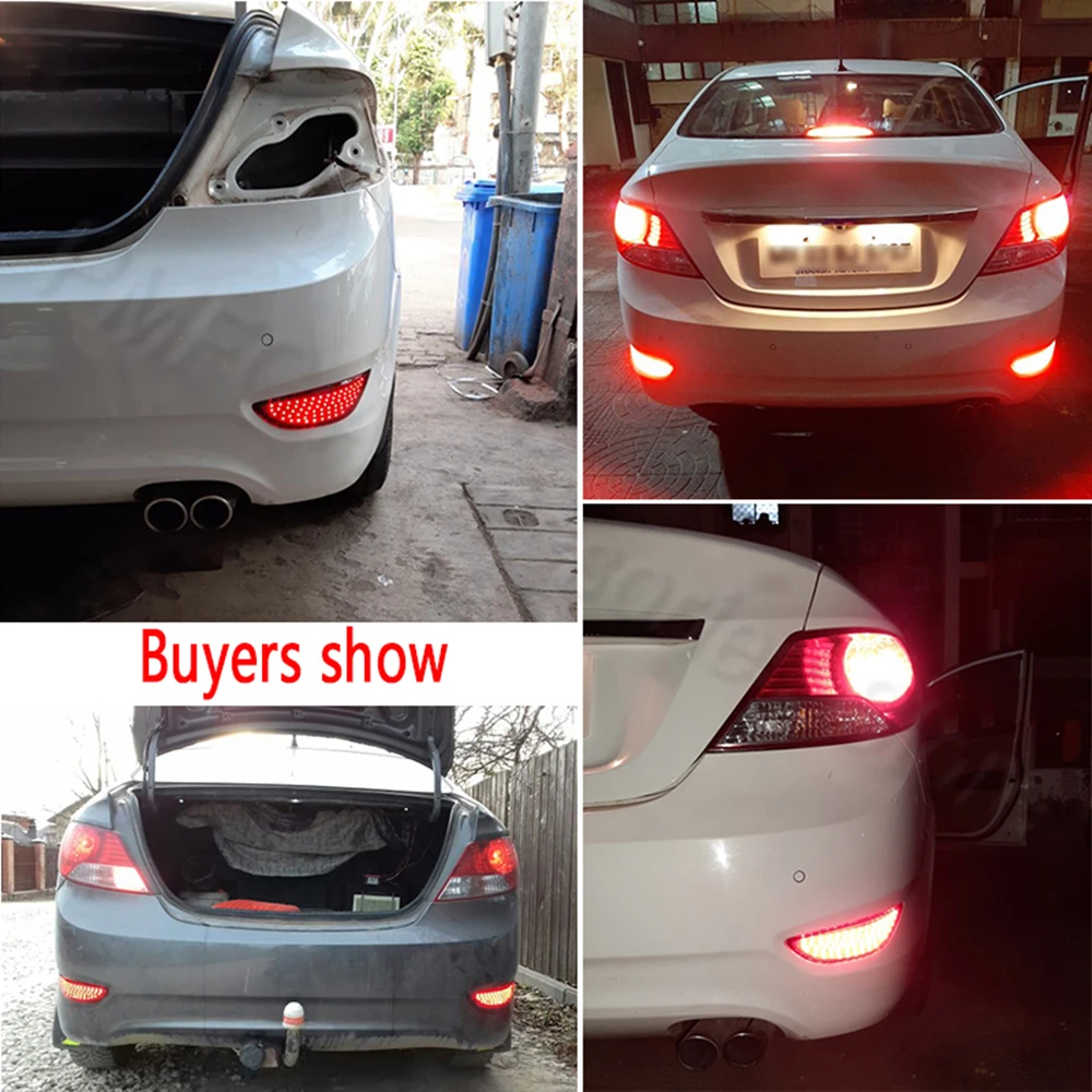 PMFC 1 пара светодиодный стоп сигнал светильник отражатель задний бампер