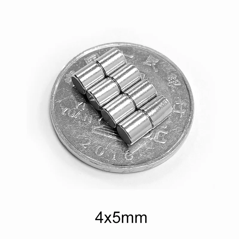 Супер сильный магнит 4x5 20 ~ 1000 шт. мм постоянный для холодильника неодимовый