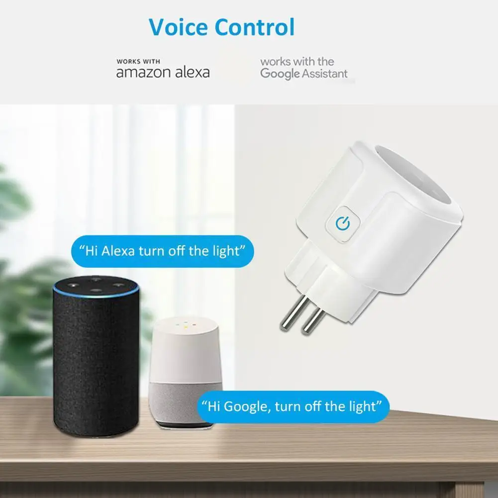 

Смарт-розетка Tuya E5I2 с поддержкой Wi-Fi и голосовым управлением