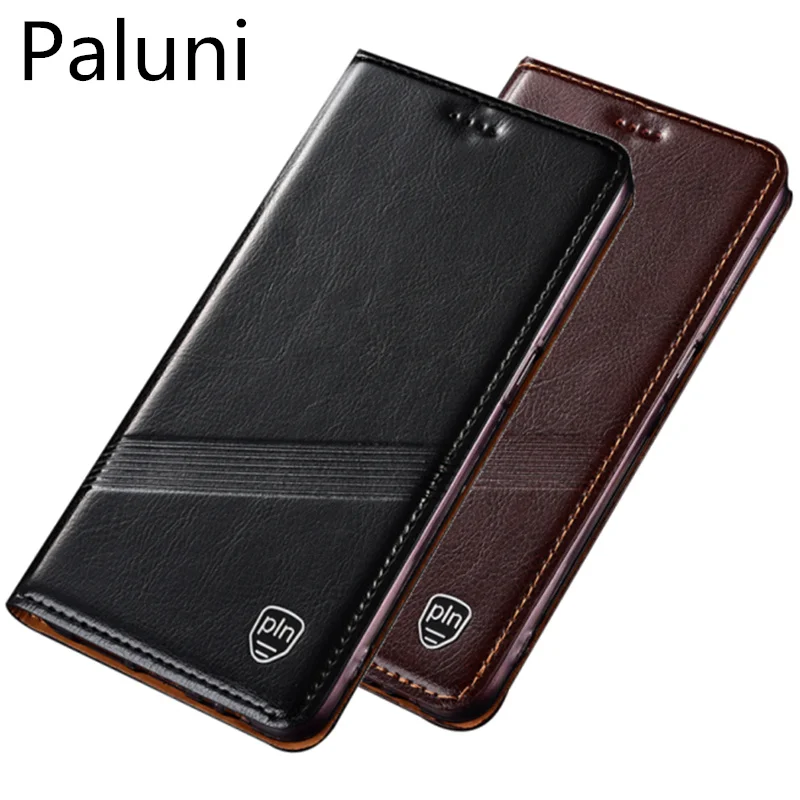 Чехол для телефона из натуральной кожи с откидной крышкой Xiaomi Redmi Note 8 Pro/Redmi