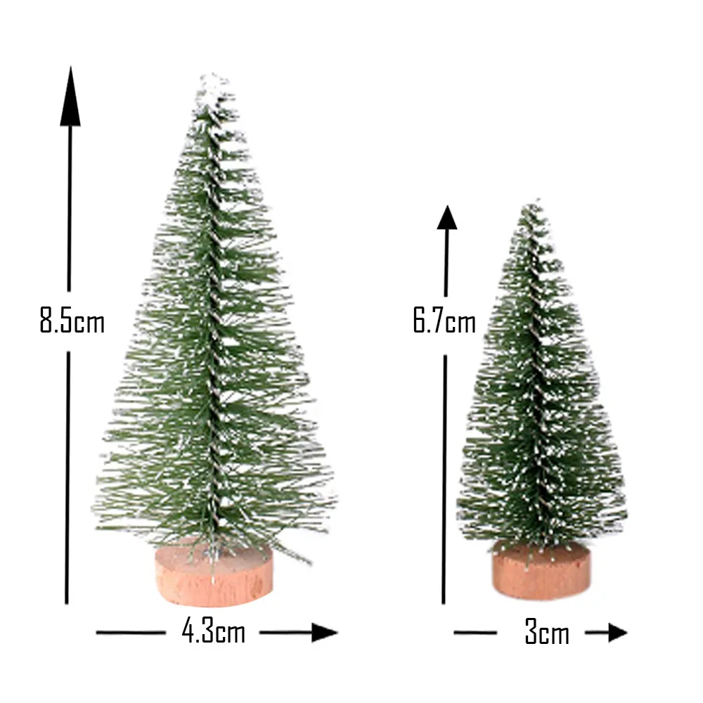 Mini Christmas Tree Small Pine For Home Decorations 2021 New Year Party Decor Gift Tablewear | Дом и сад