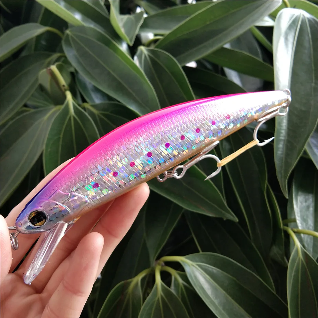 

Swolfy 3pcs 14cm 62g Wobbler Minnow Sinking Hard Plastic Artificial Bait For Fishing Lure Tackle Bass Crankbait