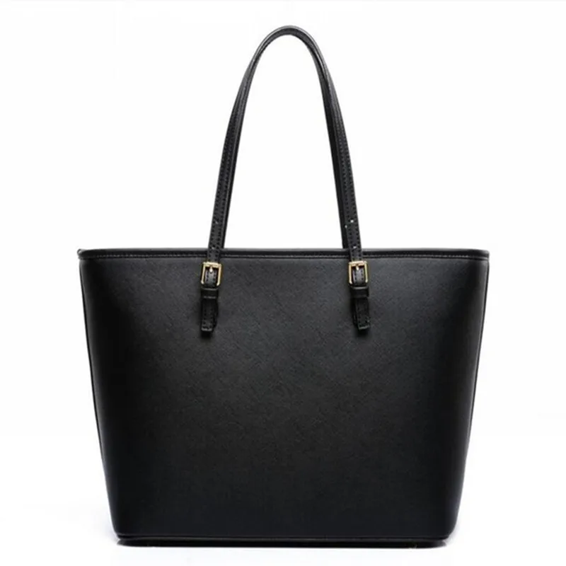 

Big Bag 2021 fashion women pu leather handbag brief shoulder bag black white large capacity luxury tote shopper bag designer