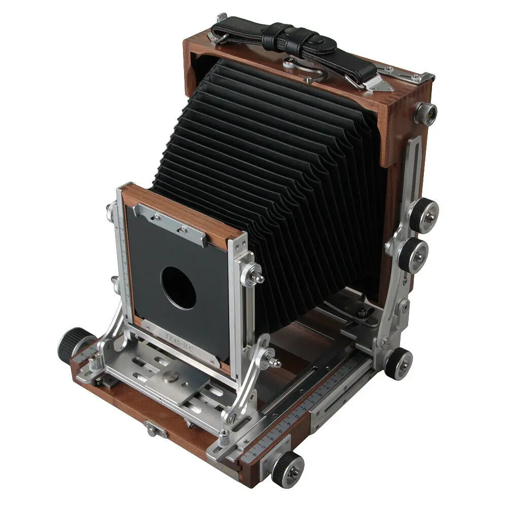 Shen Hao SH 4X5 Складная широкоформатная камера с черным грецким орехом для деревянных