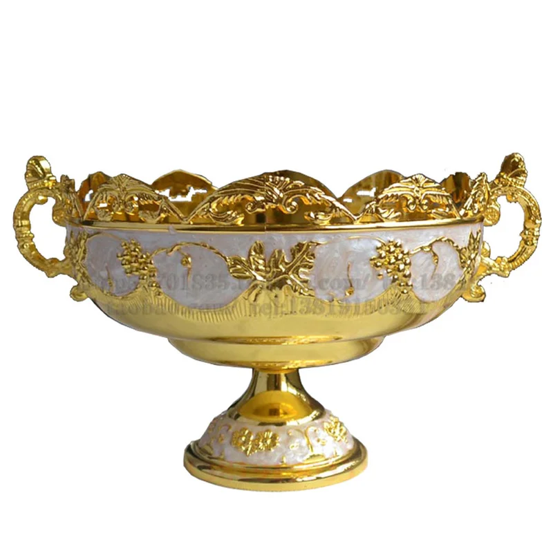 

Модная качественная металлическая Роскошная модная домашняя тарелка для фруктов, украшение, тарелка для конфет, тарелка для закусок, миска ...