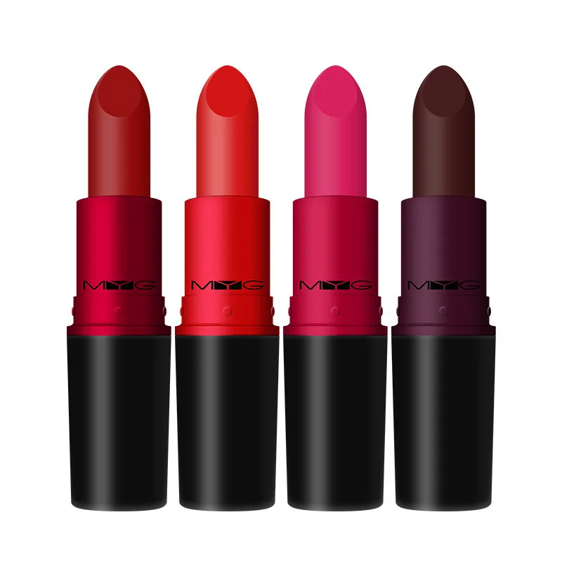 

Makeup Bullet Velvet Teddy Lipstick Lips Cosmetics Waterproof Long-Lasting Moist Matte Red Nude Lipsticks