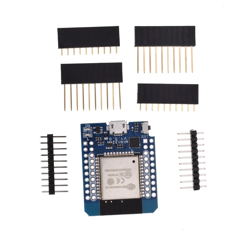 TTGO для Wemos Mini D1 ESP8266 ESP32 ESP 32S WIFI Bluetooth CP2104 модуль макетной платы Arduino с контактами