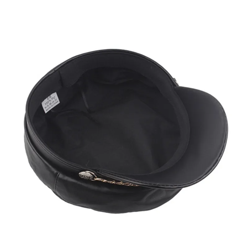 

SILOQIN Trend New Snapback Elegant Woman's Military Hats Autumn Winter Fashion Keep Warm Flat Cap Lady Brand Leisure Tourism Hat