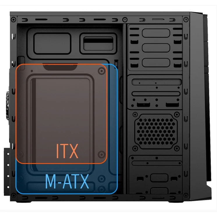 Корпус e2e4 BCLM-02 mATX Mini-Tower USB 3.0 черный |
