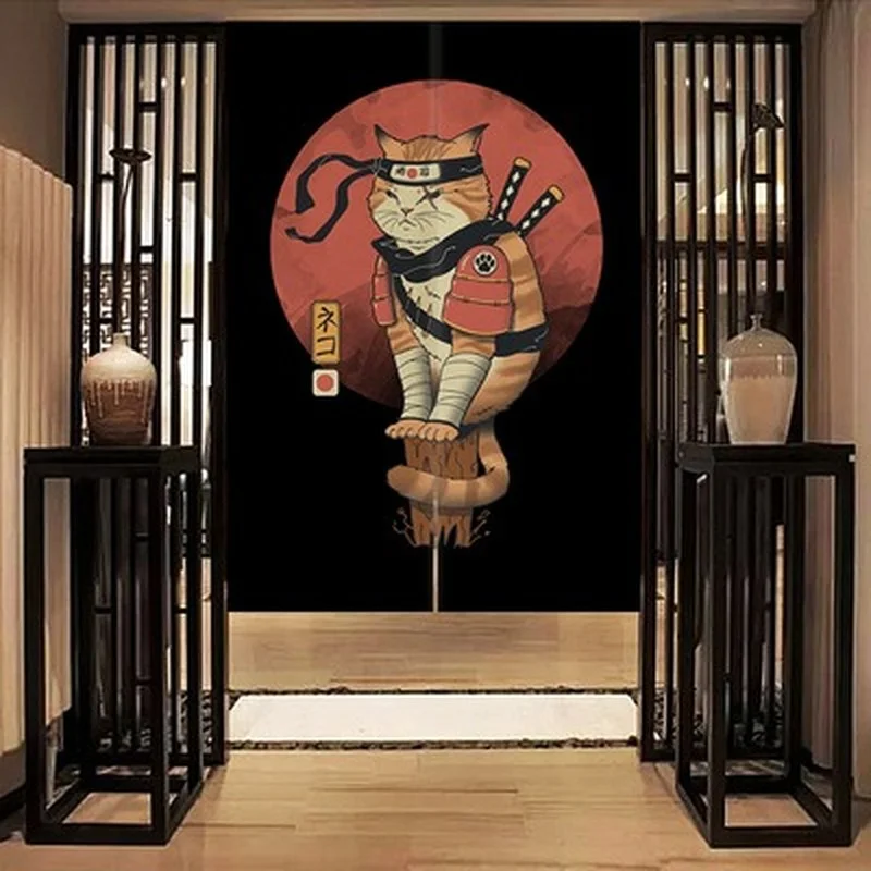 Занавеска для окна в японском стиле | Дом и сад