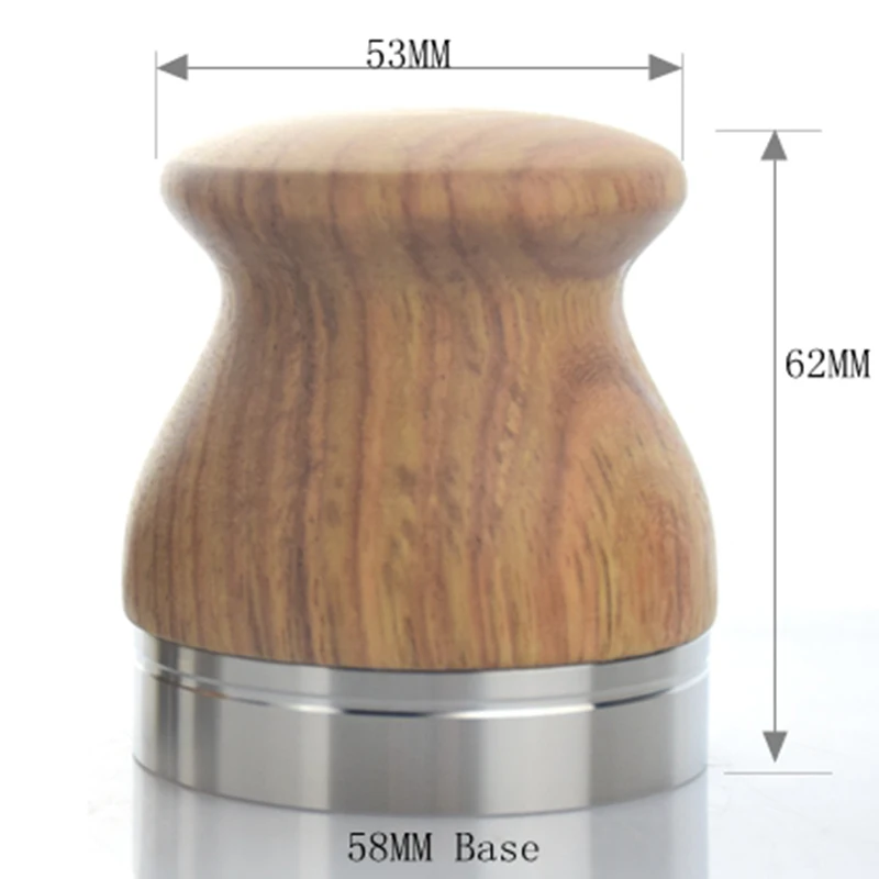 Горячая продажа 304 нержавеющая сталь дозатор для кофе с деревянной ручкой