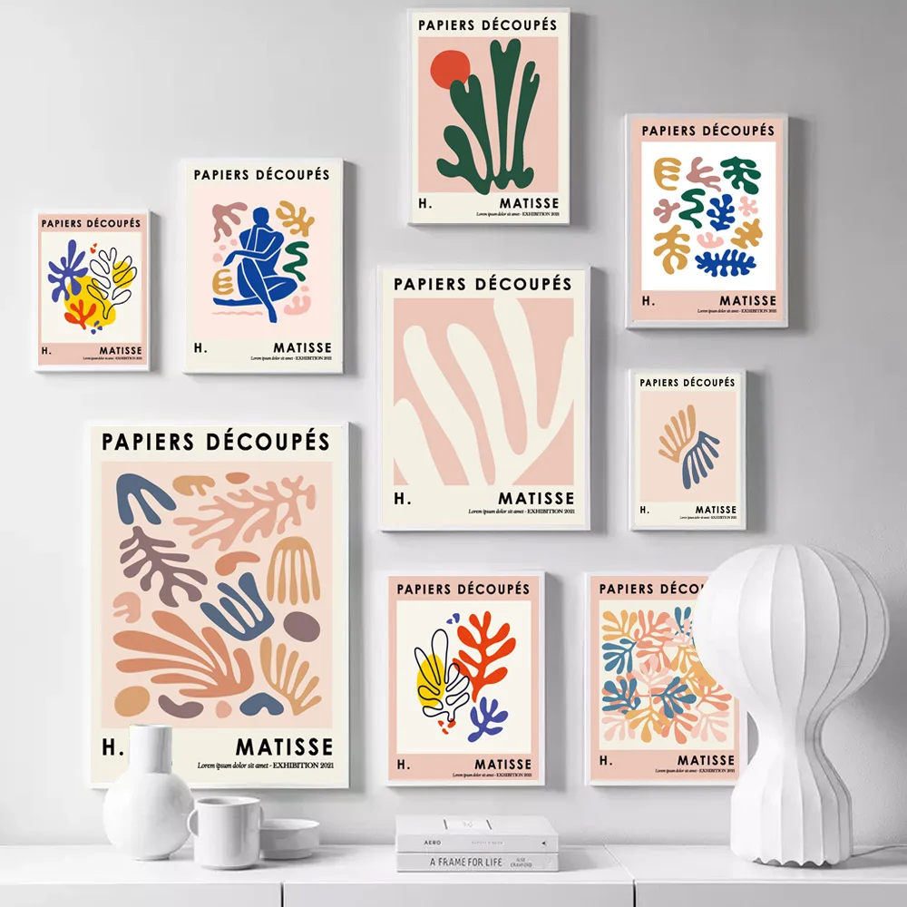 

Nordic Modern Abstract Art Matisse Poster Wall Painting Canvas Painting Artist Room Decoration Picture