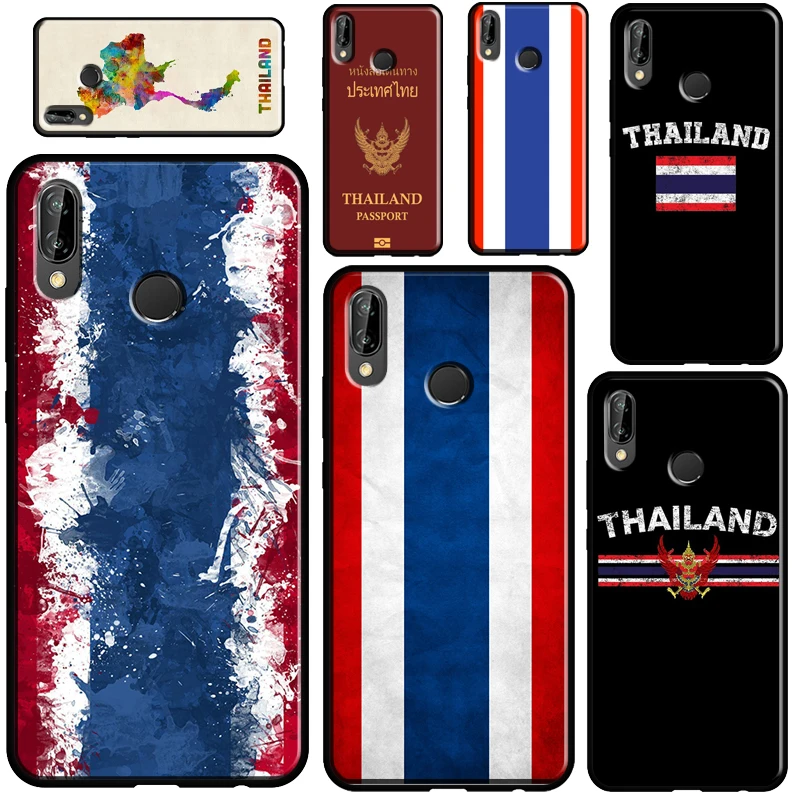 

Тайская карта флага для Huawei P20 P40 P30 Pro Mate 20 Lite Nova 5T P Smart 2019 2021 чехол для Honor 10i 9X 8X