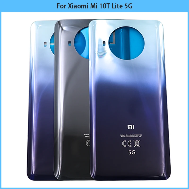 

10 шт., задняя крышка аккумулятора для Xiaomi Mi 10T Lite