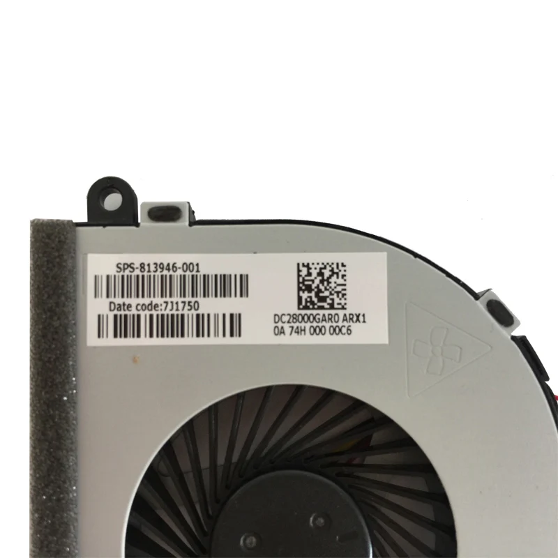 Новый ЦП вентилятор охлаждения для HP 15 AC A af 250 g4 ac121TX AC121DX 813946 001 DC28000GAF0FCC2