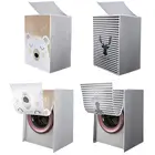 Чехол для стиральной машины с верхнейфронтальной загрузкой, водонепроницаемый чехол для стиральной машины, пылезащитный солнцезащитный чехол для стиральной машины