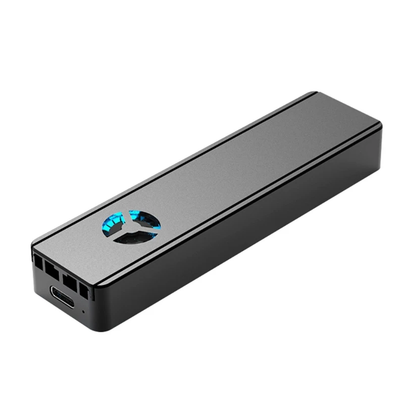 

Корпус для жёсткого диска M.2, USB3.1 NVME, 10 Гбит/с, со встроенным охлаждающим вентилятором, 5 В, 7000 об/мин