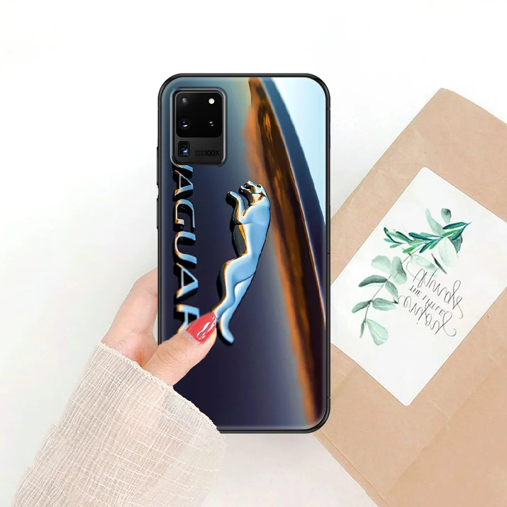 

Jaguars Car Phone case For Samsung Galaxy Note 4 8 9 10 20 S8 S9 S10 S10E S20 Plus UITRA Ultra black tpu Etui trend shell luxury