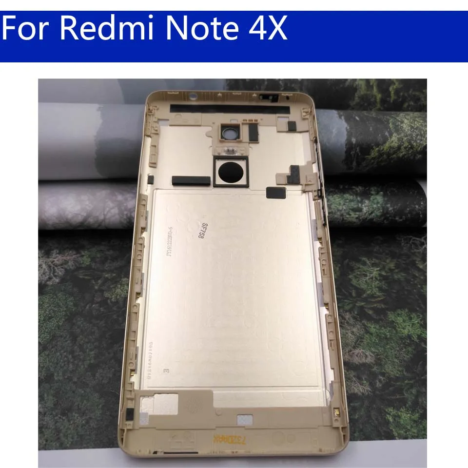 Note4X задняя крышка батарейного отсека для Xiaomi Redmi Note 4x задняя крышка батарейного отсека чехол на заднюю крышку корпус замена корпуса