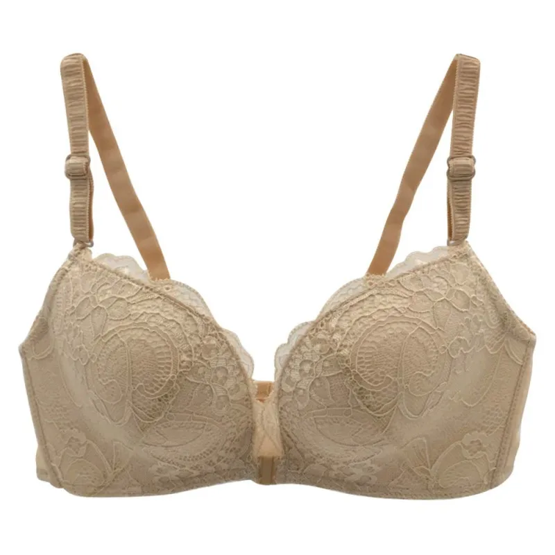 Пуш-ап сексуальный бюстгальтер с чашечками B летний кружевной вышивкой удобный