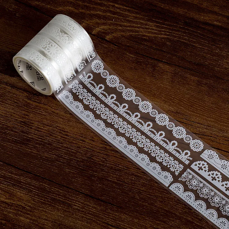 LeiShiHuaBian5cm 1 шт./лот клейкая лента из рисовой бумаги в виде кокона, декоративное растение клей Скрапбукинг DIY Бумага японские наклейки 3M - Цвет: LeiShiHuaBian5cm