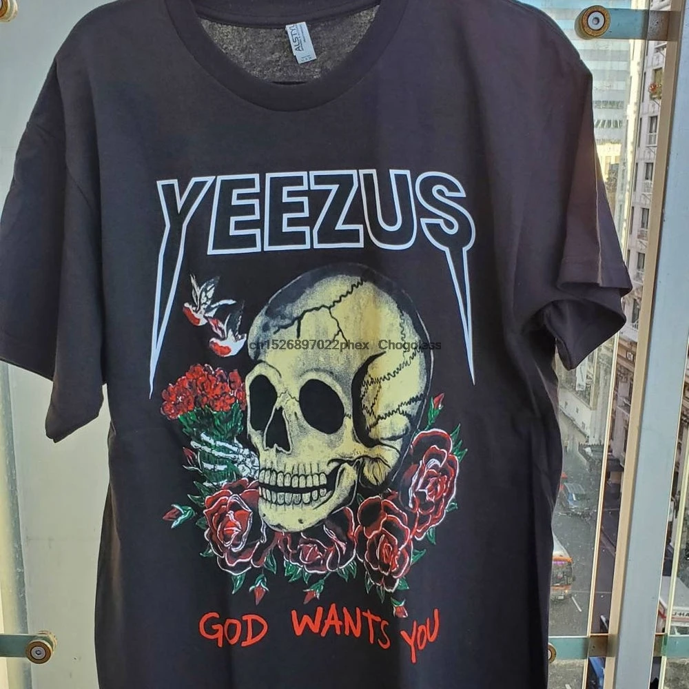Yeesuz Kanye West Винтажная Футболка рубашка рубашка|Мужские футболки| |