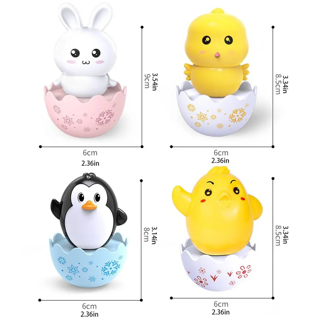 

Baby Tumbler Doll Baby Toys Newborn Learning Educational Toys Nodding Tumbler Toy Cute Roly-poly Development Toys for Kids