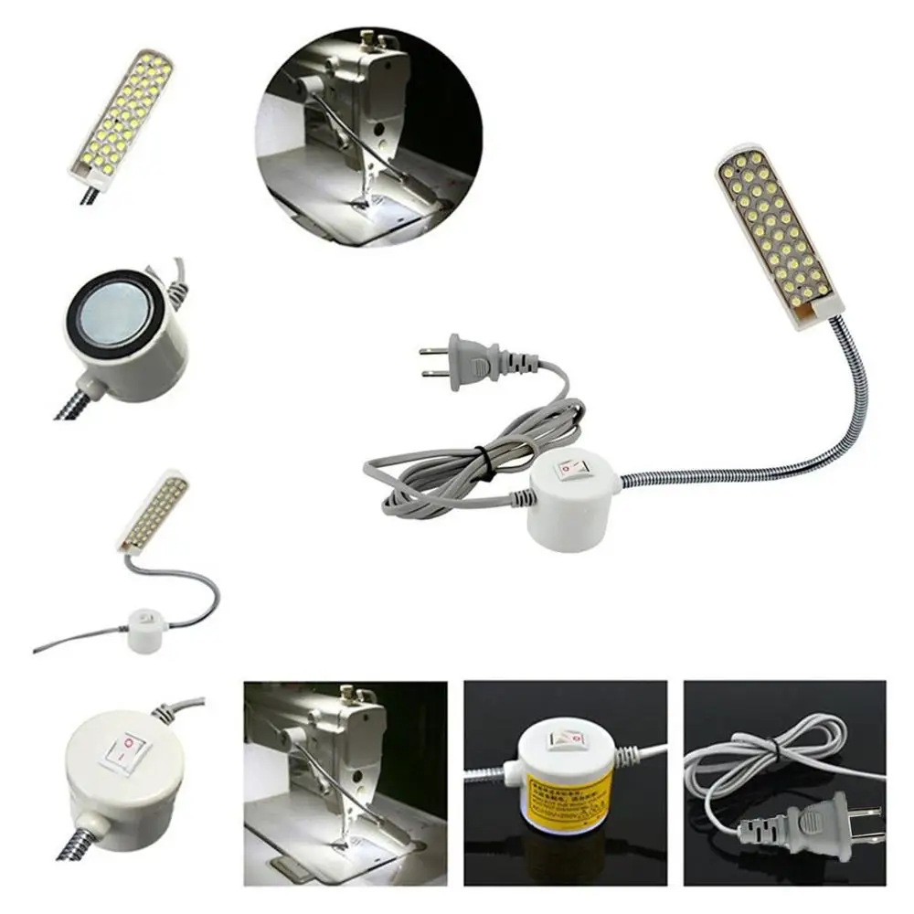 

30Beads LED Ultra-High Brightness Sewing Machine Lamp Multifunctional Flexible Working Lamp For Workbench Lathe Drilling Machine