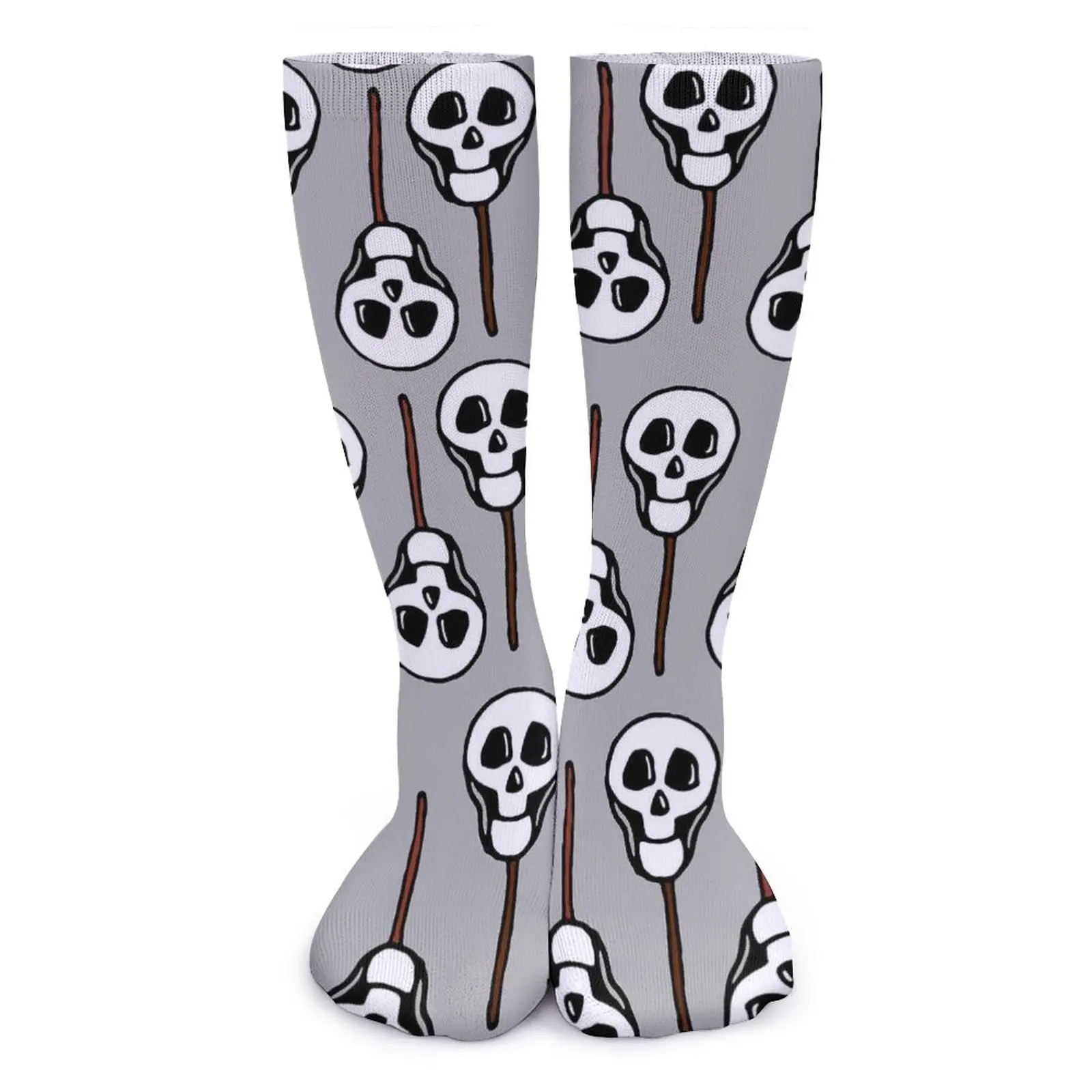 

Halloween Skull Socks Funny Non-Slip Comfortable Stockings Youth Large Chemical Fiber Indoor Paint Socks