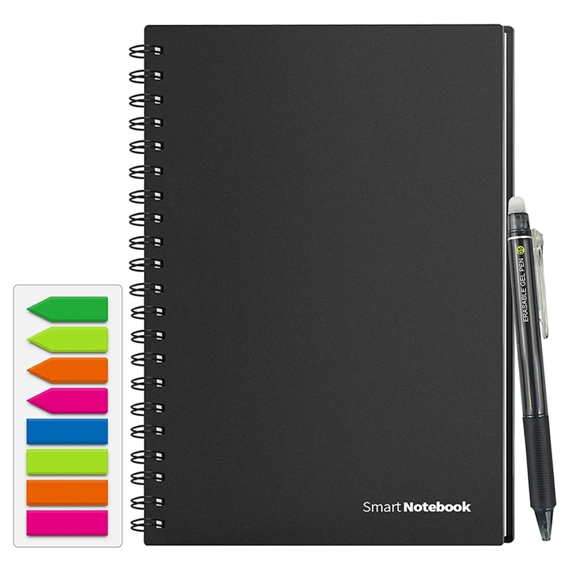 

A6 Reusable Smart Notebook Erasable Wirebound Notebook Sketch Pads APP Storage for Note Taking