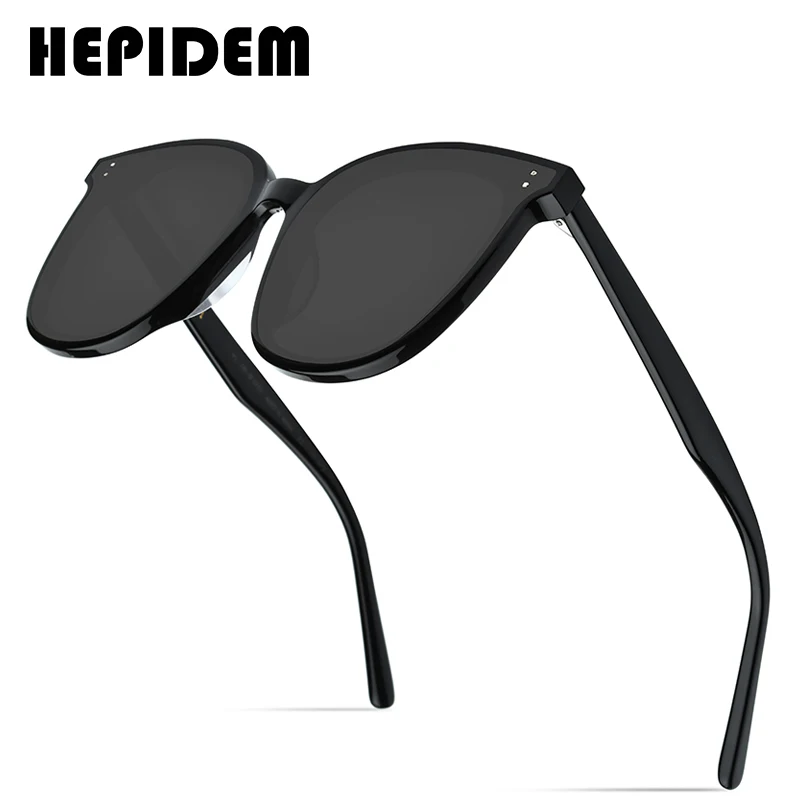 

HEPIDEM Женские квадратные солнцезащитные очки HEPIDEM, Винтажные Солнцезащитные очки оверсайз с зеркальным покрытием UV400 my ma, модель 2020