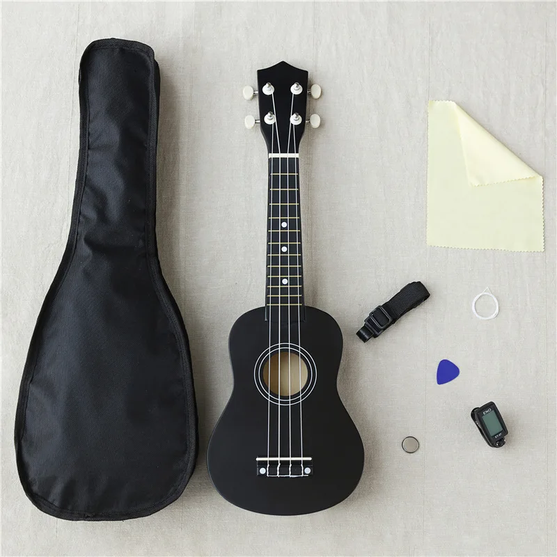 

21-Inch Ukulele Full Set of Equipment To Send English Textbook Ukulele Concert Ukulele Strap Travel Guitar Bass Guitar Kit