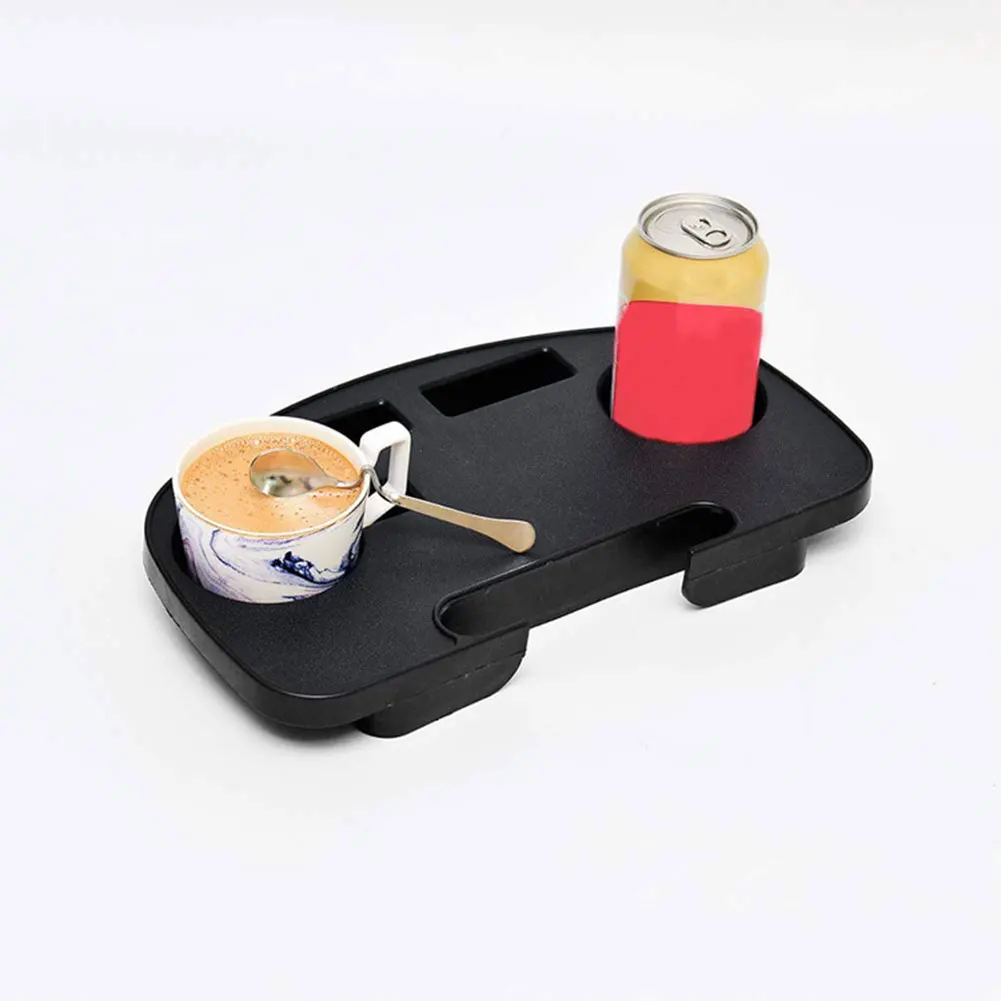 

2PCS Chair Clip-on Table Portable Folding Cup Holder Camping Beach Chair Boat Fishing Recliner Chair Side Table Black Side Tray
