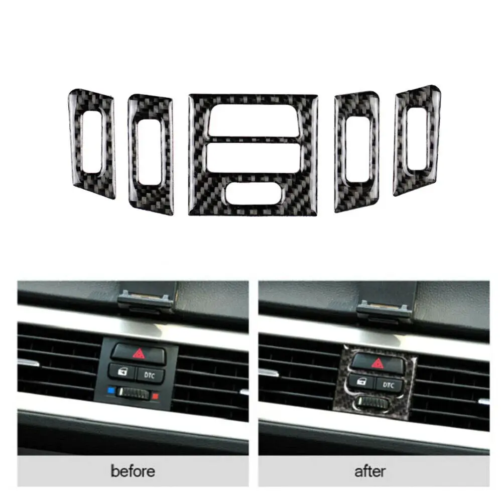 Air Vent Outlet Trim Cover Trims For BMW 3 Series E90 E92 E93 2005-2012 Replacement Parts Interior Accessories Decorative 5PCS | Автомобили