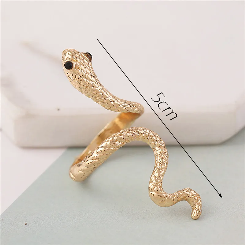 1 ШТ. Панк Готический Золотой Цвет Длинное Кольцо Для Женщин Мужчин Рок