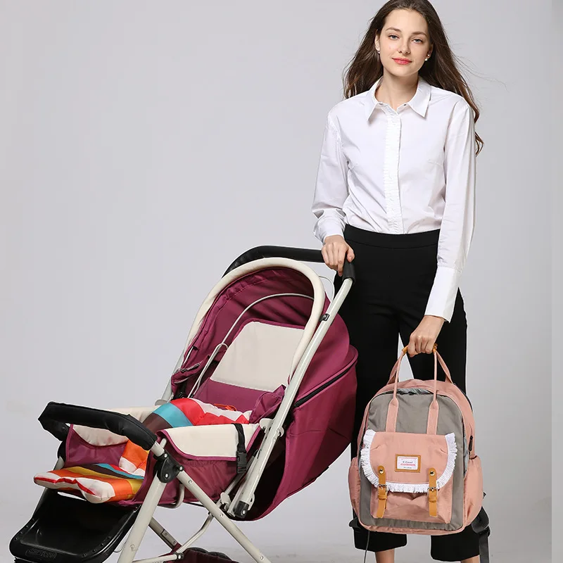 

New Mother Bag Waterproof Oxford Cloth Backpack Fashion Bag Baby Bags for Mom Diaper Bag Backpack