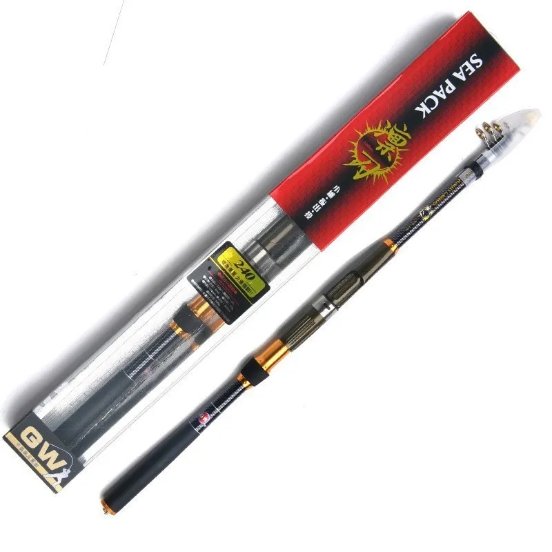 Телескопическая удочка GW прочная Удочка из углеродного волокна для ловли форели