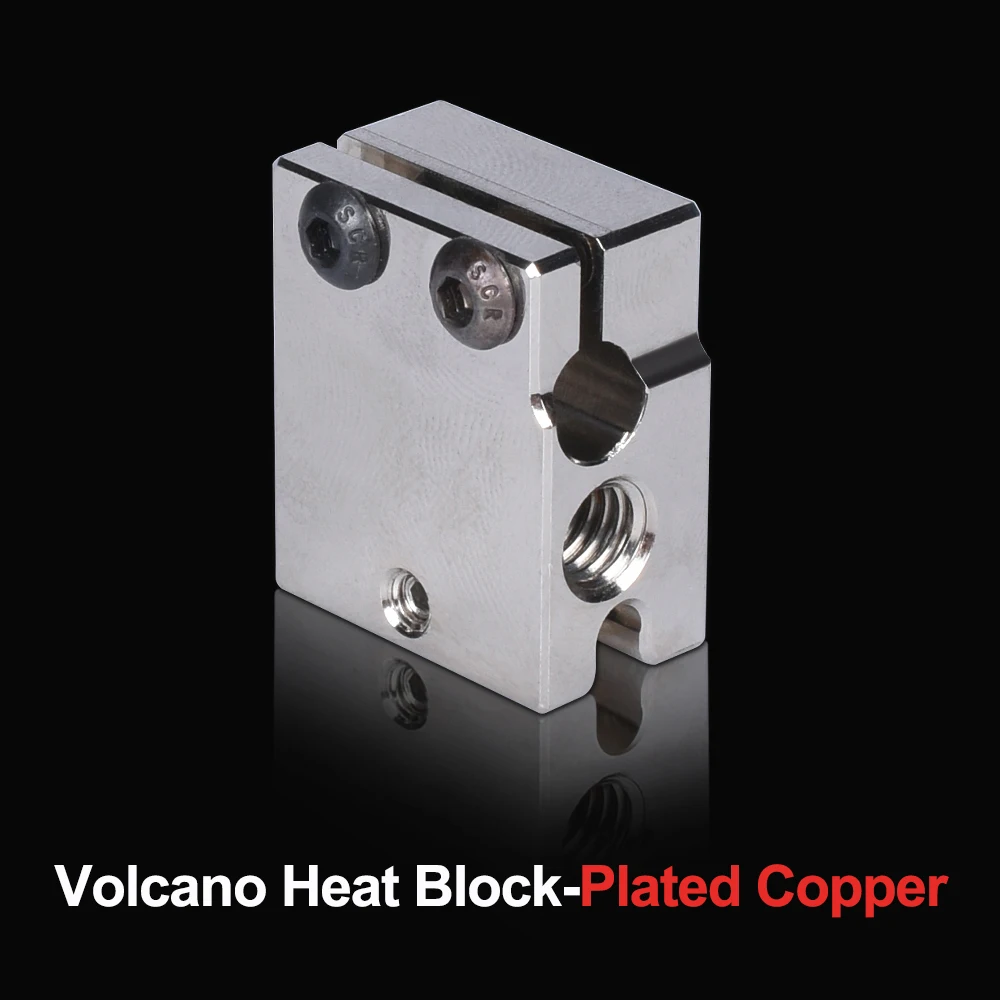 Высококачественный медный нагревательный блок PT100 с покрытием вулкана для 3D